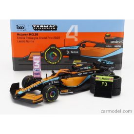   TARMAC McLAREN F1 MCL36 TEAM MCLAREN N 4 3rd EMILIA ROMAGNA ITALY GP 2022 LANDO NORRIS