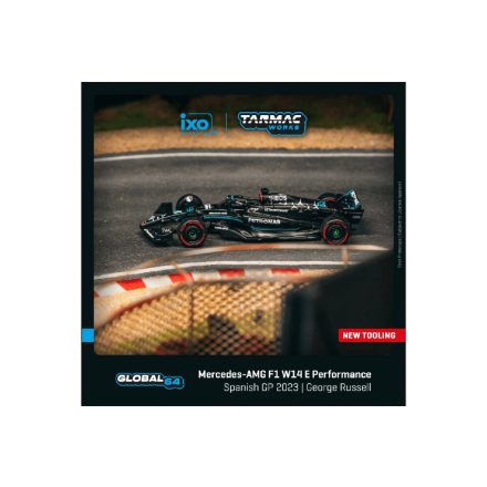 TARMAC MERCEDES GP F1 W14 E PERFORMANCE SPANISH GRAND PRIX 2023 GEORGE RUSSELL