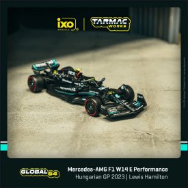   TARMAC MERCEDES GP F1 W14 E PERFORMANCE HUNGARIAN GRAND PRIX 2023 LEWIS HAMILTON