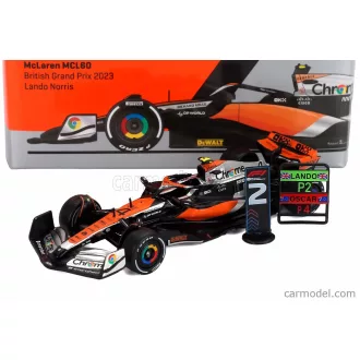   TARMAC McLAREN F1 MCL60 TEAM McLAREN N 4 2nd BRITISH GP 2023 LANDO NORRIS