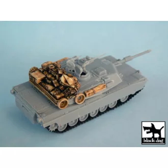   Black Dog M1A1 ABRAMS Iraq War for Dragon 07213, 7 resin parts – járműmakett-kiegészítő