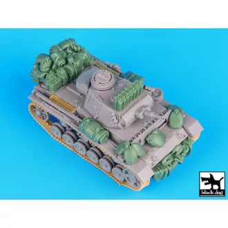   Black Dog German Pz.Kpw III Ausf.N DAK accessories set for Dragon – járműmakett-kiegészítő