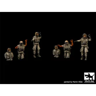 Black Dog Us modern tank crew – figurakészlet