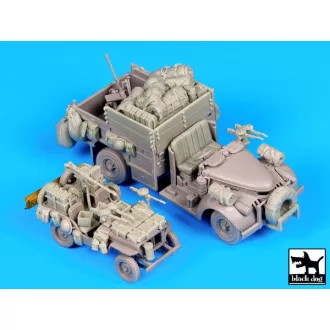   Black Dog British SAS jeep - chevrolet SAS for Dragon – járműmakett-kiegészítő