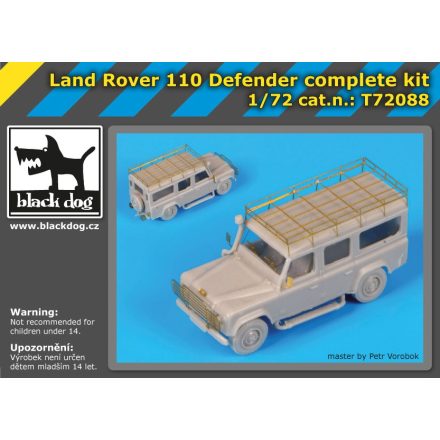 Black Dog Land Rover 110 makett