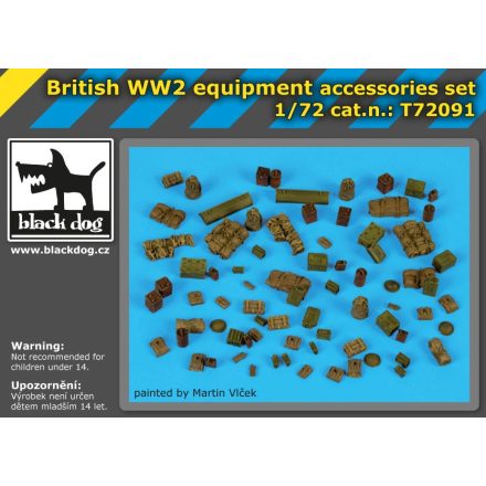 Black Dog British WW II equipment accessories set