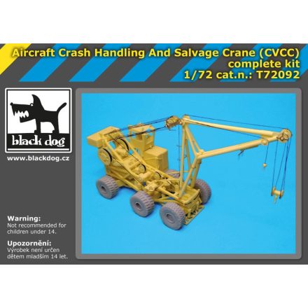 Black Dog Aircraft crash handling and salvage crane makett