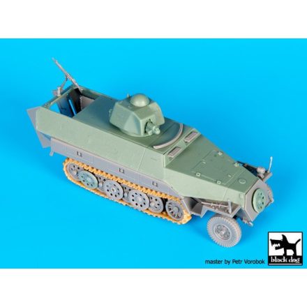 Black Dog Sd.Kfz.251 ausf D with Hotchkiss turret conv.set for Dragon