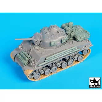   Black Dog M4A3 105MM HVSS accessories set for Dragon – járműmakett-kiegészítő