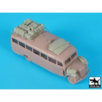   Black Dog Opel Blitz Omnibus accessories set – járműmakett-kiegészítő