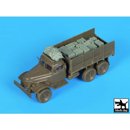 Black Dog Zil 157 Soviet army truck accessories set for Trumpeter