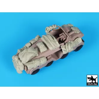   Black Dog Sd. Kfz. 233 Stummel accessories set for Roden – járműmakett-kiegészítő