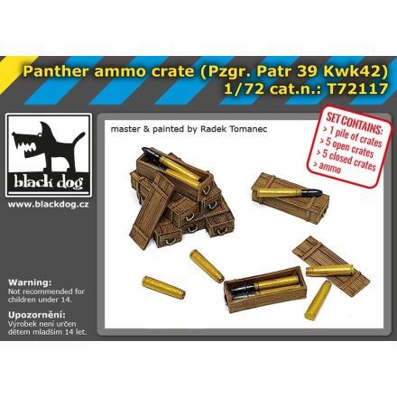 Black Dog Panther ammo crate