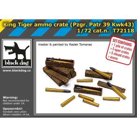 Black Dog King Tiger ammo crate