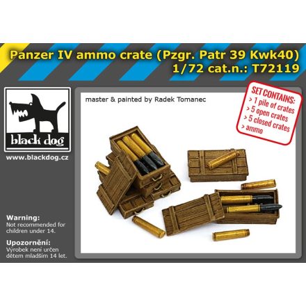 Black Dog Panzer IV ammo crate