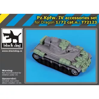  Black Dog Pz.Kpfw. IV accessories set for Dragon – járműmakett-kiegészítő