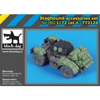   Black Dog Staghound accessories set for IBG Models – járműmakett-kiegészítő