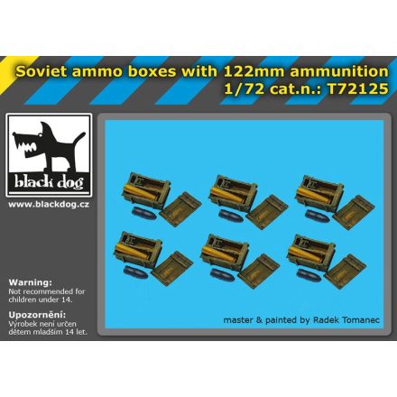 Black Dog Soviet ammo boxes with 122 mm ammunition