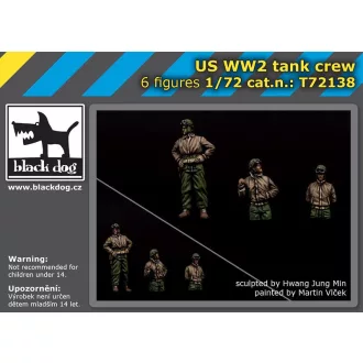 Black Dog US WW2 tank crew – figurakészlet