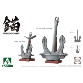 Takom BATTLESHIP YAMATO ANCHOR makett