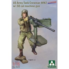Takom US Army Tank Crewman WW2 w/ .50 cal Machine Gun