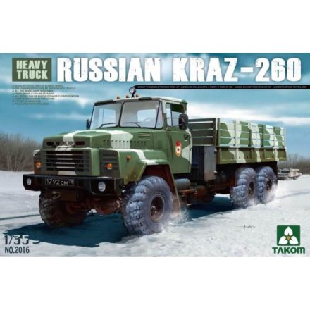 Takom RUSSIAN KRAZ-260 Heavy Truck makett