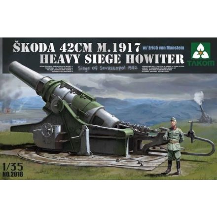 Takom Skoda 42cm M.1917 Heavy Siege Howitzer makett