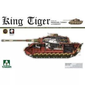   Takom Sd.Kfz.182 King Tiger Henschel Turret w/Zimmerit makett