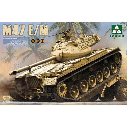 Takom US Medium Tank M47E/M makett