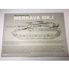 Takom Israeli Main Battle Tank Merkava Mk.1 makett