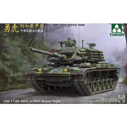 Takom  R.O.C. Army CM-11 (M-48H) w/ERA Brave Tiger makett
