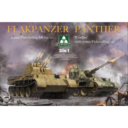 Takom Flakpanzer Panther 2 in 1 makett