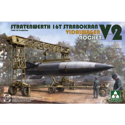 Takom Stratenwerth 16T Strabokran Vidalwagen V2 Rocket makett