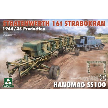 Takom Stratenwerth 16T Strabokran 1944/45 with Hanomag SS100 makett