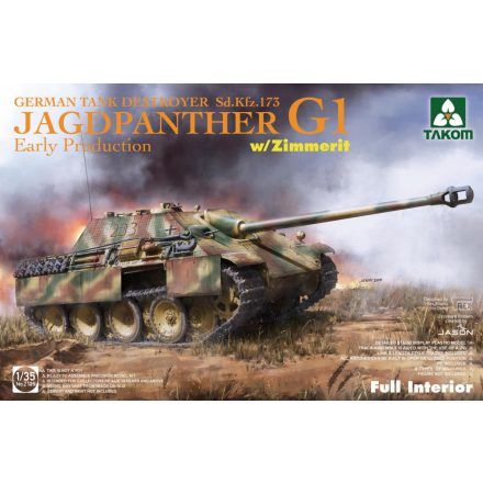 Takom Jagdpanther G1 early w/ Zimmerit full Interior makett
