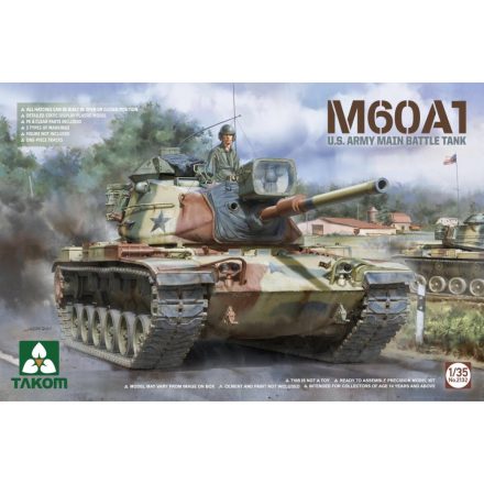 Takom U.S. Army M60A1 Main Battle Tank makett