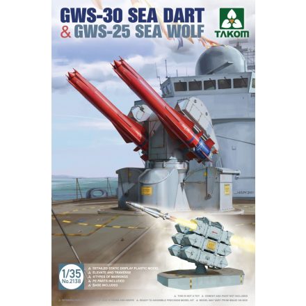 Takom GWS-30 SEA DART & GWS-25 SEA WOLF makett