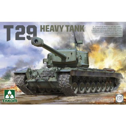 Takom T29 US Heavy Tank makett