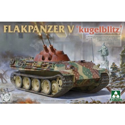 Takom Flakpanzer V 'kugelblitz' makett