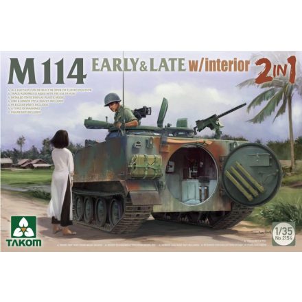 Takom M114 early & late type w/ interior makett