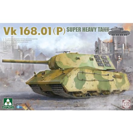 Takom Vk 168.01(P) Super Heavy Tank makett
