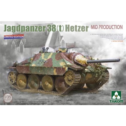 Takom Jagdpanzer 38(t) Hetzer Mid Production makett