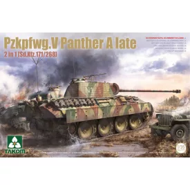   Takom Sd.Kfz. 171 Sd.Kfz. 267 Panther A Late 2in1 (171/168) w/o interior makett
