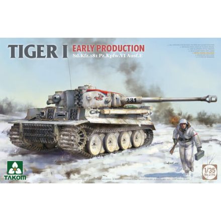 Takom Tiger I Early Production Sd.Kfz.181 Pz.Kpfw.VI Ausf.E makett