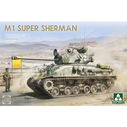 Takom M1 Super Sherman makett