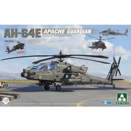 Takom AH-64E Apache Guardian Attack Helicopter makett