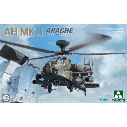 Takom AH Mk. 1 Apache Attack Helicopter makett