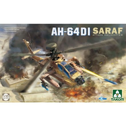 Takom AH-64DI Saraf Attack Helicopter makett