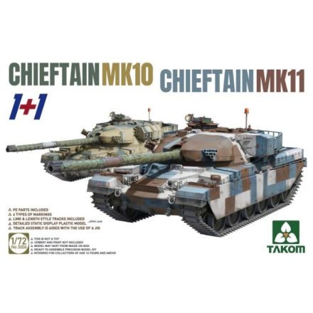 Takom Chieftain MK 10 & Chieftain MK 11 makett