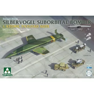  Takom - SILBERVOGEL SUBORBITAL BOMBER & ATOMIC PAYLOAD SUITE repülő makett